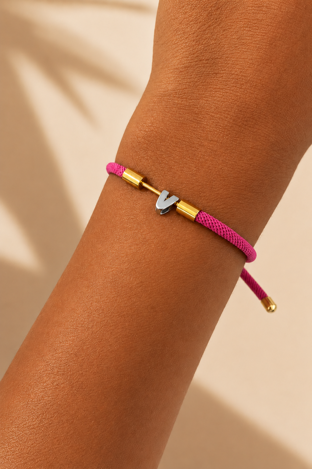 BRACCIALE OCEANIA CON LETTERA ARGENTO
