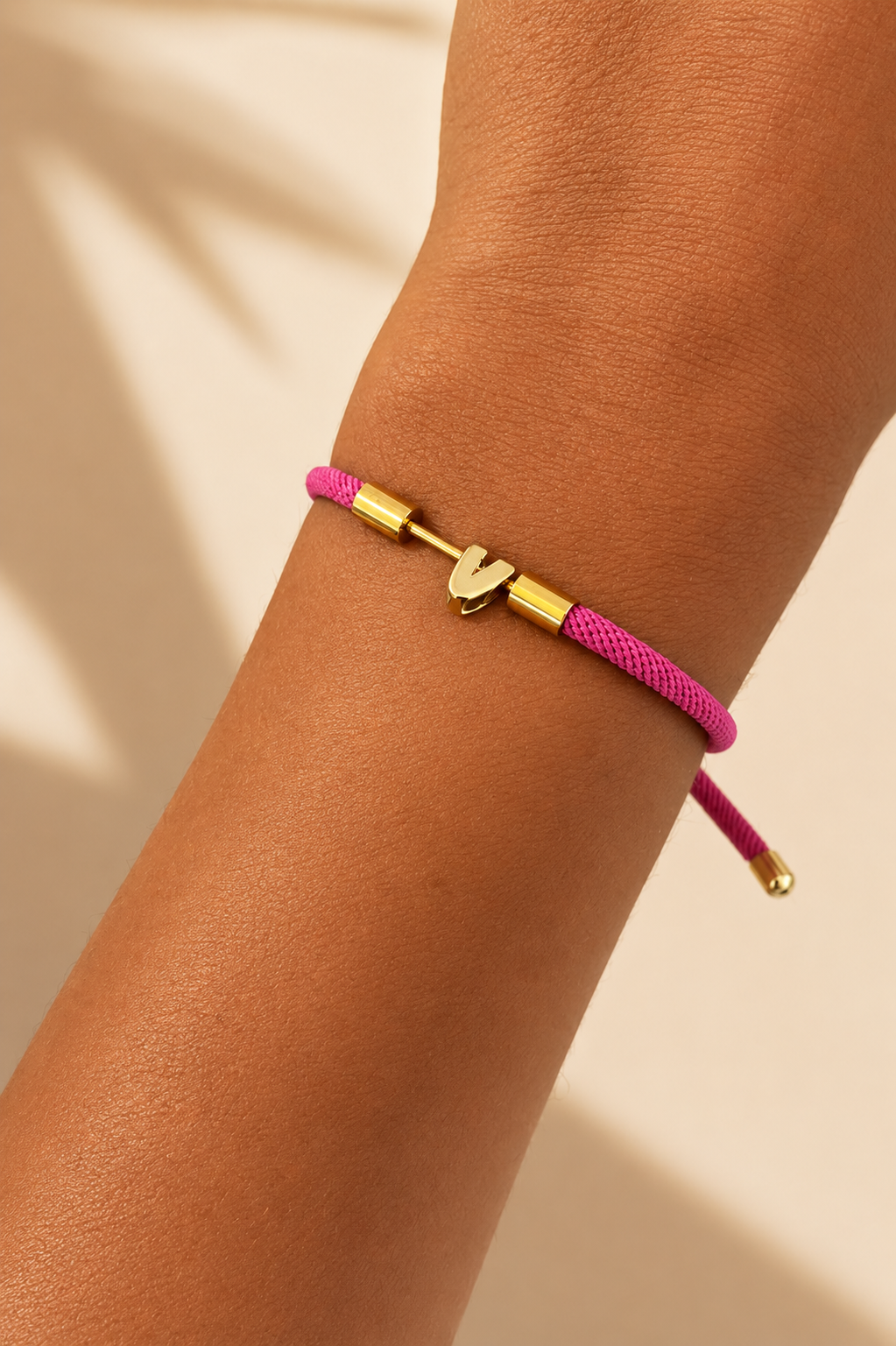 BRACCIALE OCEANIA CON LETTERA ORO