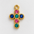 Charm Croce Rainbow