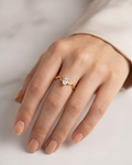 Anello Eternity pavè