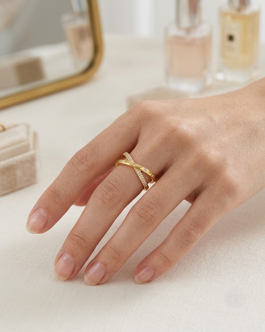 Anello Incrocio Lux