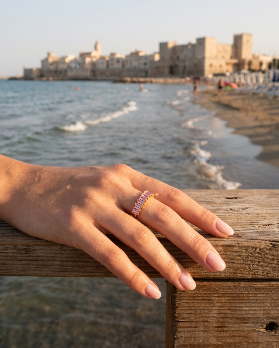 Anello Syncro pink