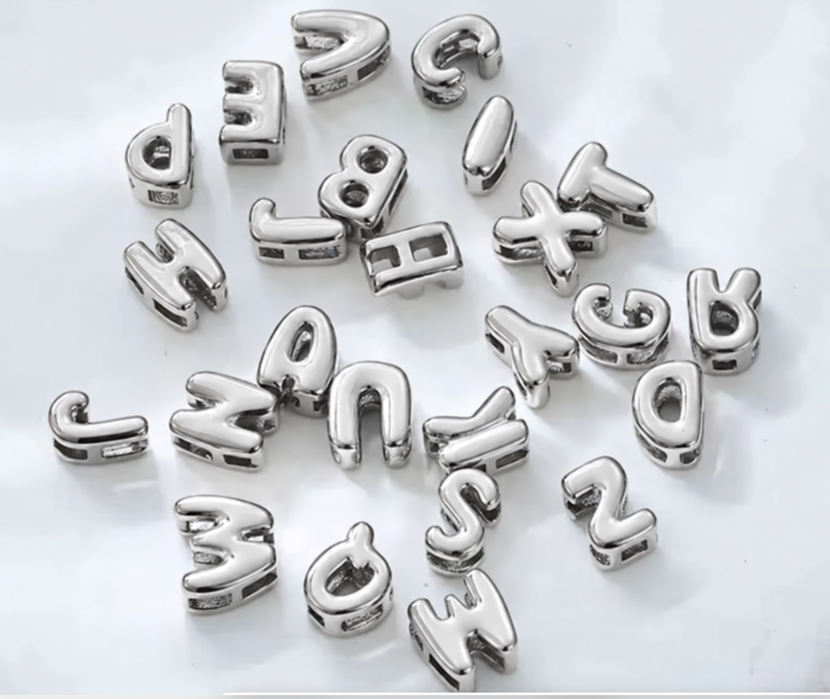 Lettera Personalizzata Argento