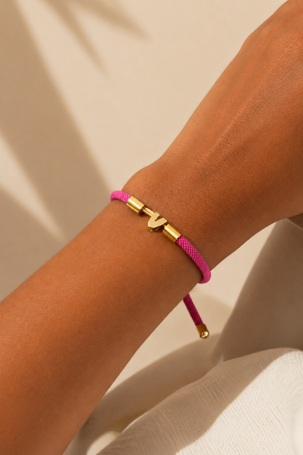 BRACCIALE OCEANIA CON LETTERA ORO