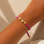 BRACCIALE OCEANIA CON LETTERA ORO